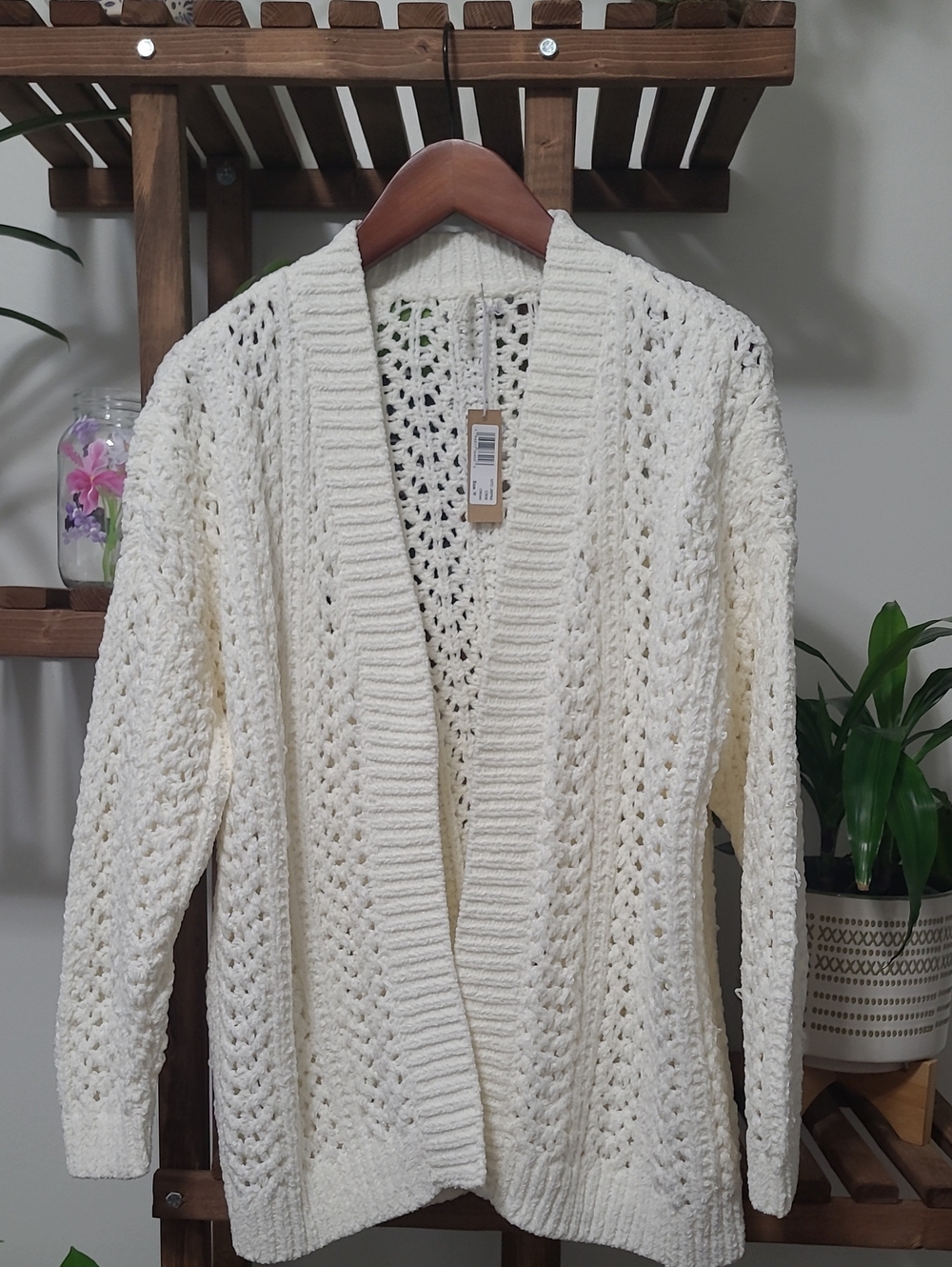 NWT Chunky and Warm Cream Cardigan